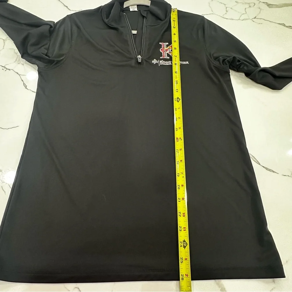 Alo Yoga SJU Kinney Center 1/4 Zip Pullover Black Large
